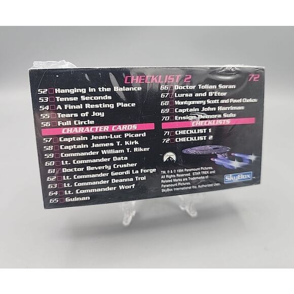 Star Trek Tall Format Skybox 1994 Generations Movie Complete Base Set - Picture 2 of 7